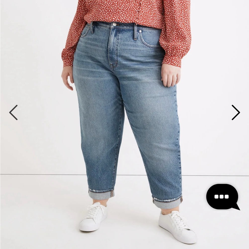 Madewell Womes plus size Jean high rise slim boyfriend fit